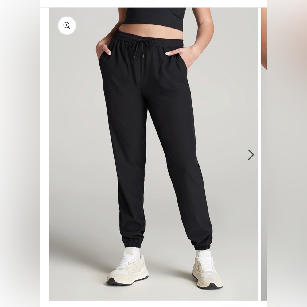 AMERICAN TALL, HYBRID JOGGERS, BLACK, XLT.
